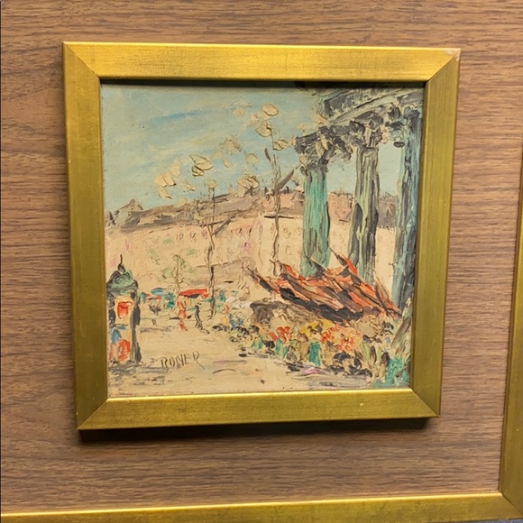 Vintage Original Signed Fred Roner Oil Painting - Picture 4 of 7